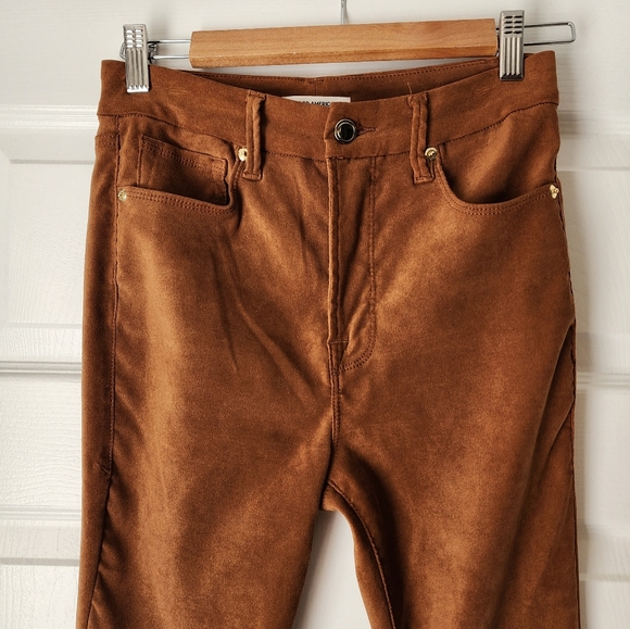 Good American Good waist faux suede pants - Picture 3 of 10